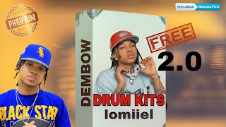 LIBRERÍA DE DEMBOW ESTILO  LOMIIEL 🎁 24 BITS Gratis DRUM KIT 20✨️ [upl. by Kcirdnekel166]