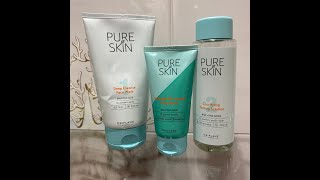 Skin Care Routine with Oriflame Pure Skin Products [upl. by Otsirave834]