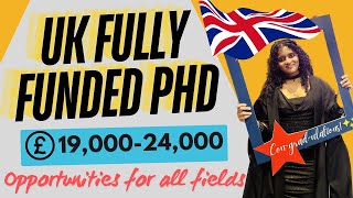 Fully funded UK PhD Scholarships for International Students  \u00100 Free [upl. by Sanbo]