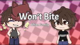 Wont Bite Meme  FnafAfton Family  Gachaclub ⚠️BLOOD WARNING⚠️ [upl. by Eicyak]