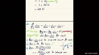 Integral Test Part III and Comparison Test Part I [upl. by Mcnair]