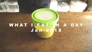 What I Eat in a Day  Jan 2018 [upl. by Septima164]