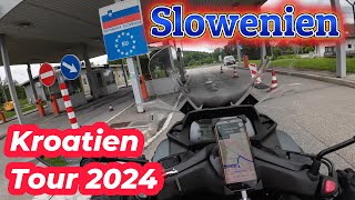 Slowenien  Yamaha Tricity 300  Kroatien Tour 2024 [upl. by Anairdna998]