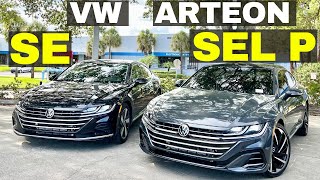 2021 VW Arteon SE or SEL Premium RLine Comparison review [upl. by Fishbein271]