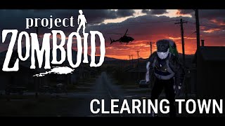 Clearing the neighbourhood Fighting bandits Project zomboid pt2 [upl. by Idaline]