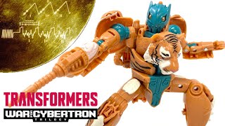 Transformers Kingdom Golden Disk Collection Chapter 3 MUTANT TIGATRON Review [upl. by Bernardine]