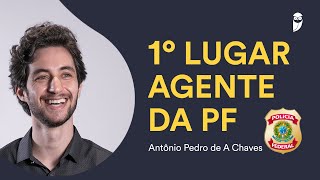 ConcursoPF 🥇 1º colocado para Agente PF  Antônio Pedro [upl. by Nagaet615]