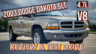 2003 Dodge Dakota SLT 47L V8 Review amp Test Drive [upl. by Theadora]