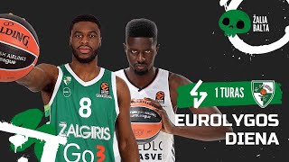 Eurolygos diena ar reikia „Žalgiriui“ naujoko EMudiay kojos ir ASVEL vunderkindas [upl. by Eirahcaz]