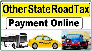 other state tax online pay  Border Road Tax Payment  check post tax payment online [upl. by Noryv]