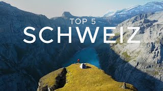 Schweiz Urlaub TOP 5 mit Sehenswürdigkeiten amp Geheimtipps [upl. by Wattenberg]