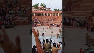 wagah border on 14 August  wagah border shortvideo viralshort viralvideo wagahborder [upl. by Cyn]