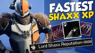 The FASTEST Shaxx XP Farm  How To Get Superblack Destiny 2 [upl. by Hanala928]