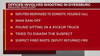 Officerinvolved shooting in Dyersburg [upl. by Alaham535]