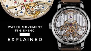 Guide to Understanding Watch Movement Decoration  WATCH CHRONICLER [upl. by Nancie]