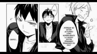 King KissDoujinshi Español KagehinaKageyama x Hinata Yaoi Haikyuu [upl. by Xylina]