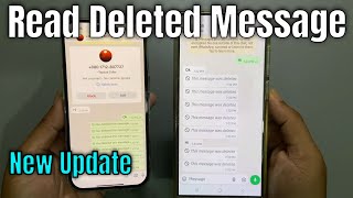 Read deleted WhatsApp messages without app  WhatsApp New Update 2024 [upl. by Lapotin]