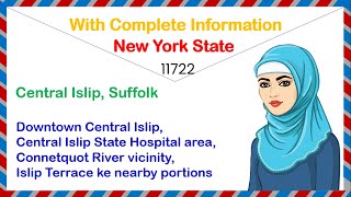 Zip Code of Downtown Central Islip Central Islip State Hospital area Connetquot River vicinity [upl. by Debi2]