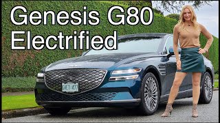 2023 Genesis G80 Electric review  Luxury EV experience [upl. by Eedoj]