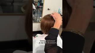 Dream hair in less than a minute 🤩🙌 hairlosscure alopeciahairloss hairlosstreatment [upl. by Nivlem]