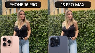 iPhone 16 Pro Vs iPhone 15 Pro Max  Camera Comparison  Big Changes [upl. by Ecilahc]