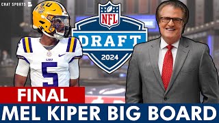 Mel Kiper’s 2024 NFL Draft Big Board FINAL Top 32 Prospect Rankings [upl. by Kenison]