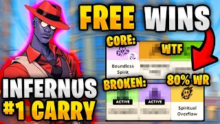 RANK1 PLAYERS ARE ABUSING NEW INFERNUS THIS IS WHY  DEADLOCK INFERNUS BUILD GUIDE GAMEPLAY [upl. by Nerok]