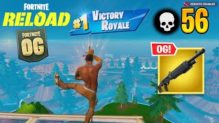 Fortnite Reload  High Kill Solo vs Squads OG Gameplay Keyboard amp Mouse [upl. by Crispen]