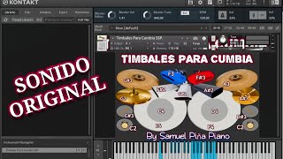 El MEJOR Timbal Para Cumbia  Timbales Para KONTAKT By Samuel Piña Piano [upl. by Russon]