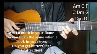 Abe Parker  Butterflies Guitar Tutorial [upl. by Sparky186]