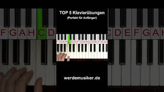 Die TOP 5 Klavierübungen für Anfänger  Teil 7 [upl. by Alban670]