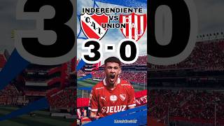 Independiente  Unión de Santa Fe independiente union viralvideo futbol [upl. by Hollington]