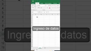 Introducción a Excel en 60 segundos [upl. by Anialed]