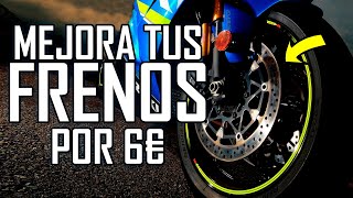 TRUCO MEJORES FRENOS EN MOTO 🏍️ por 6€ [upl. by Meredith213]