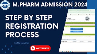 How to Fill M Pharmacy Registration Form Process 2024 [upl. by Eilata]