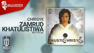 Chrisye  Zamrud Khatulistiwa Official Karaoke Video  No Vocal  Female Version [upl. by Nidla]