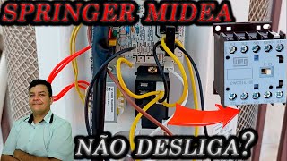 🔴Ar Condicionado Springer Midea não desliga a Condensadora [upl. by Onidranreb]