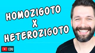 HOMOZIGOTO E HETEROZIGOTO  DIFERENÇAS  Genética  Biologia com Samuel Cunha [upl. by Yrreiht830]