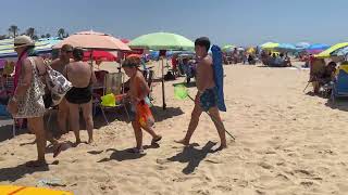 MUST SEE 😲  Barcelona Beach Spain  4K 2024 Walking Tour beach walk [upl. by Emili]