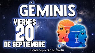 ⛈🌪𝐕𝐈𝐄𝐍𝐄 𝐄𝐒𝐓𝐄 𝐇𝐔𝐑𝐀𝐂𝐀́𝐍 𝐀 𝐓𝐔 𝐕𝐈𝐃𝐀♨️ géminis ♊ Horóscopo diario 20 DE SEPTIEMBRE 2024 🔮 horóscopo new [upl. by Husein]