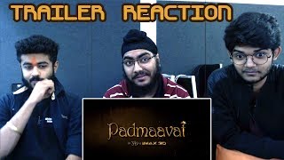 PadmaavaT Trailer REACTION  Ranveer Singh  Deepika Padukone  Shahid Kapoor [upl. by Amandi511]