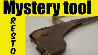 Mystery British Aircraft Crank Pliers Lets Restore It [upl. by Barber]