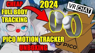 Pico Motion Tracker 2024  UNBOXING of new Full Body Tracking standalone device from PICOXR  VRChat [upl. by Aicilra]