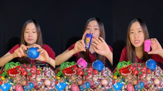 Sweet Candy Snacks part 122Candy mukbang candied candied [upl. by Adanar]