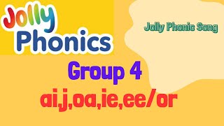 Jolly Phonics Group 4 Letter Formation and SoundsAIJOAIEEEOR Soundphonicssound jollyphonics [upl. by Yllier264]