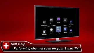 Toshiba HowTo Performing a channel scan on your Toshiba Smart TV [upl. by Dnomal]