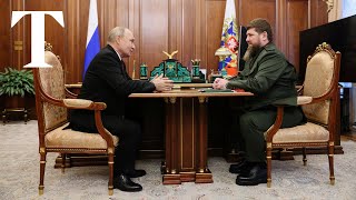 Chechen leader Kadyrov appears in video with Putin following health rumours [upl. by Ayatnohs296]