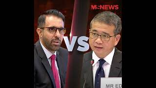 Pritam Singh VS Edwin Tong Showdown In Parliament [upl. by Rhetta]