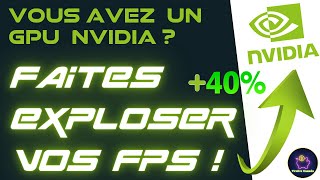 nVidia NIS gagnez jusquà 40 de FPS en moyenne  Nouvelle Version [upl. by Esirtal]