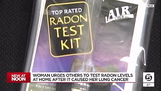 Woman urges others to test for radon levels in their homes after cancer diagnosis [upl. by Shaddock]